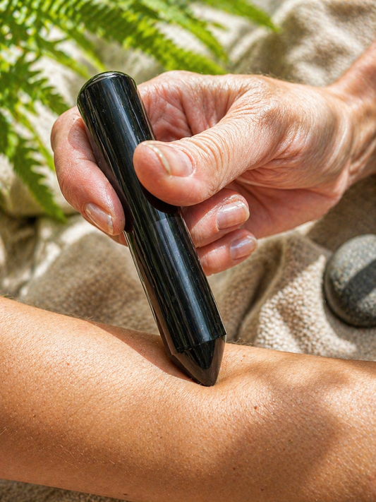 massage shungite rod