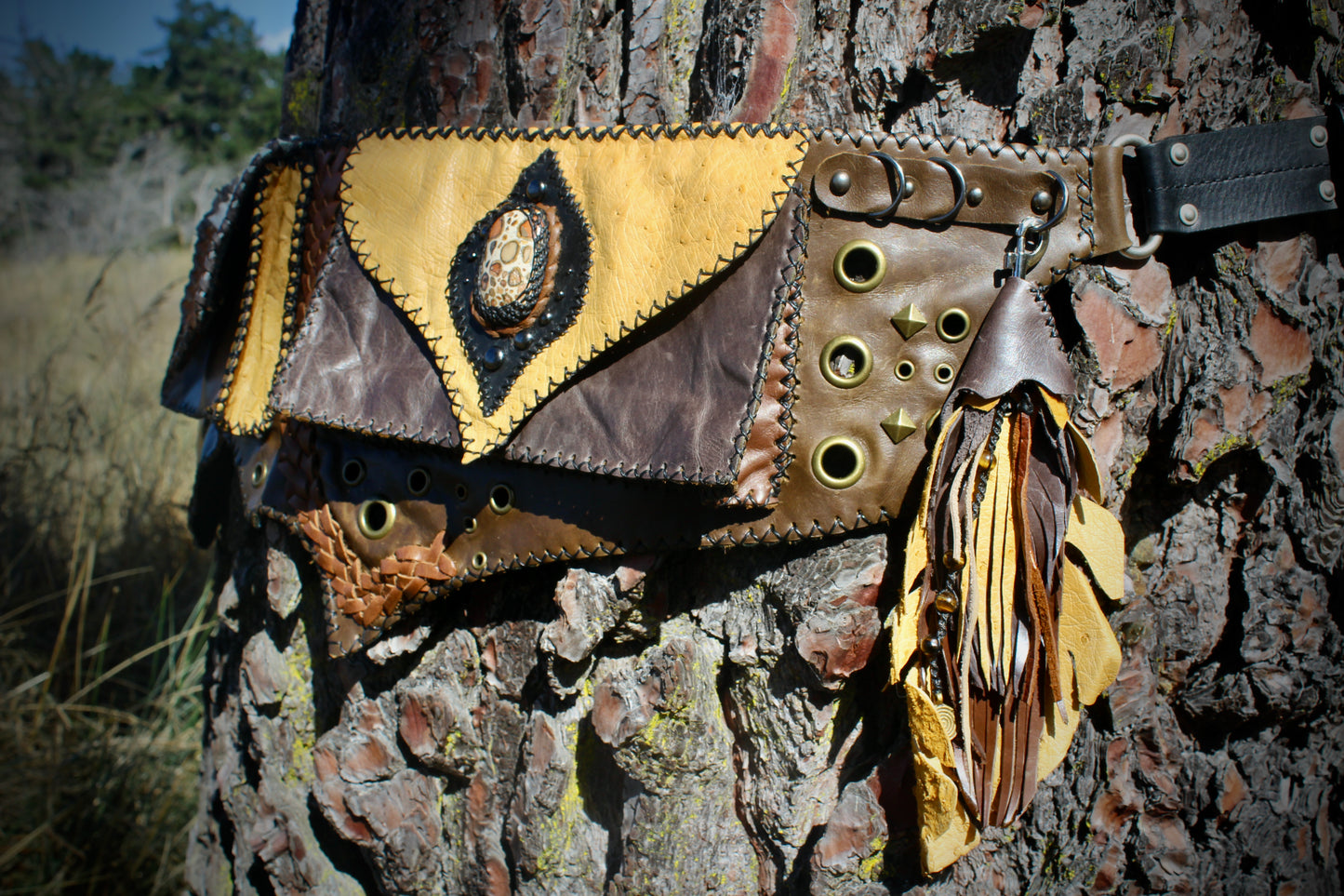 Ostrich Belt Bag