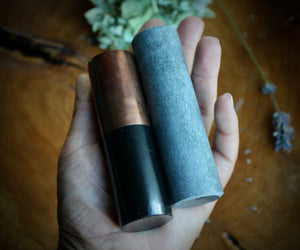 Shungite and Soapstone Cylinder Harmonizers