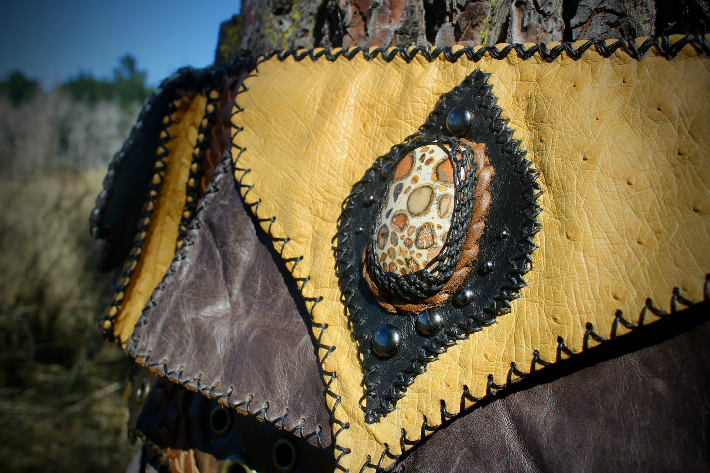 Ostrich Belt Bag