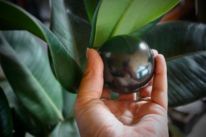 Shungite Spheres with Stand