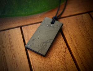 Rectangle Shungite Pendant