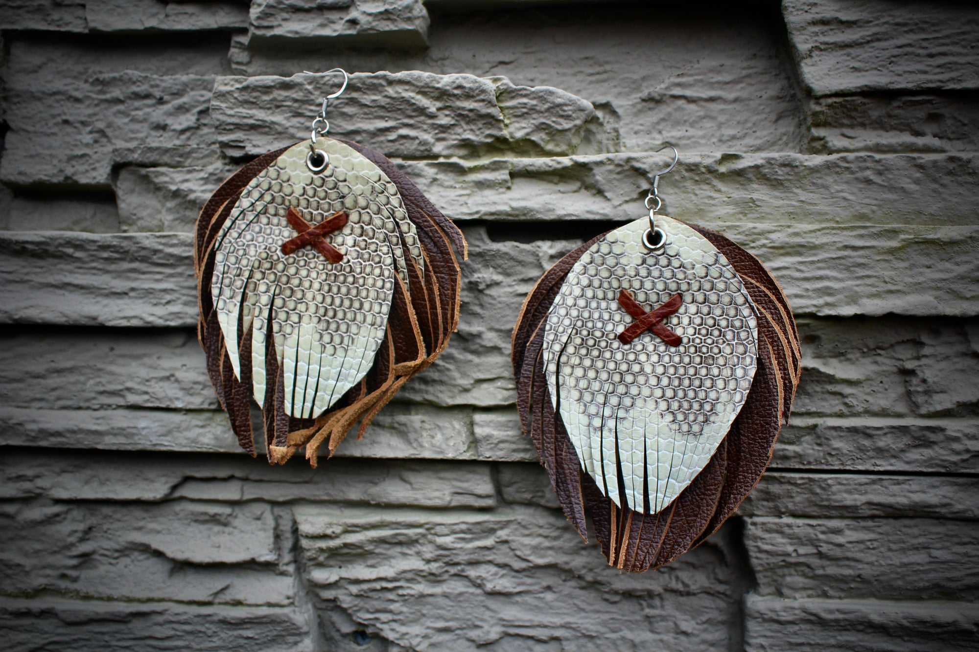 Feather earrings