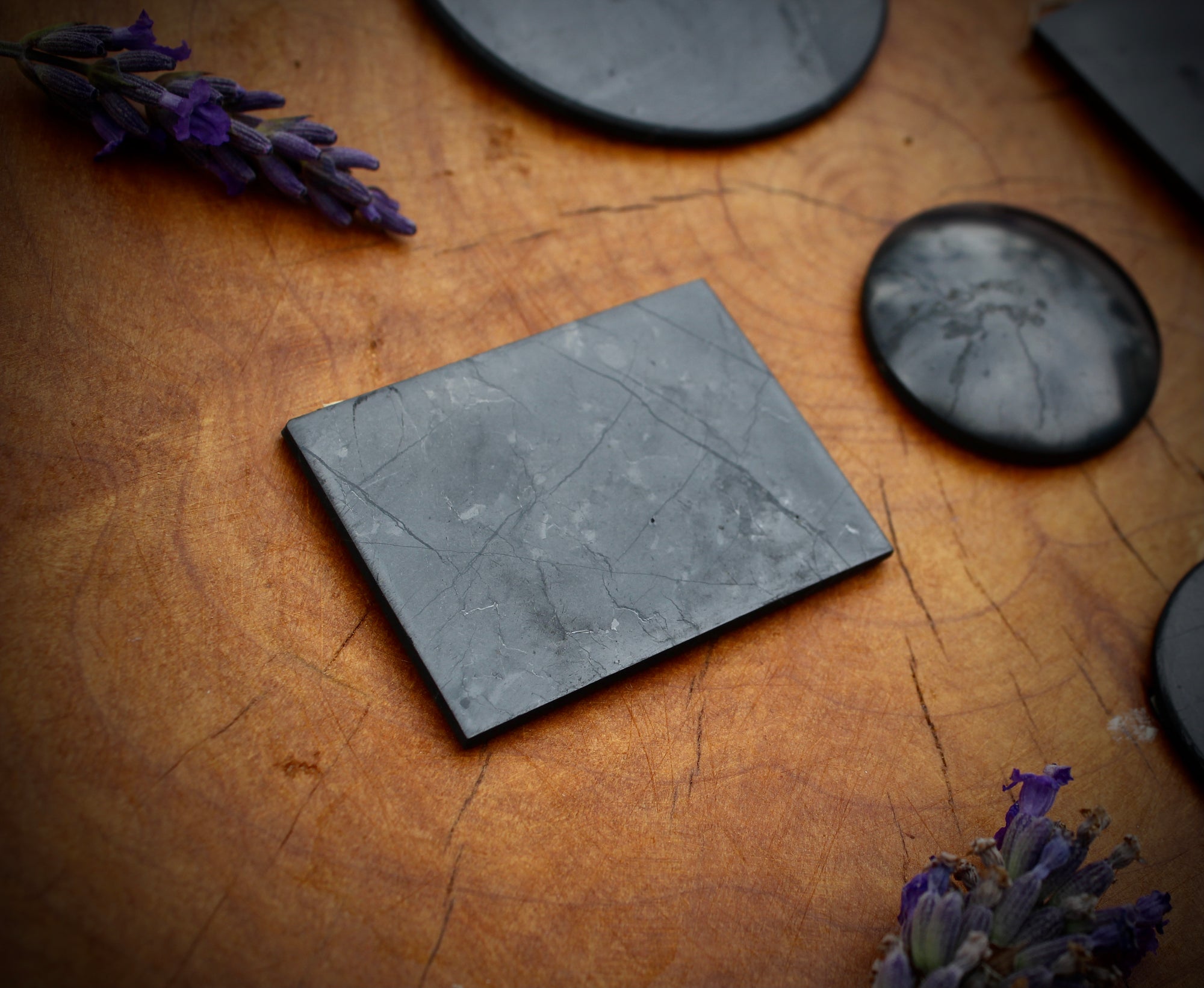 Shungite Square Phone Plate