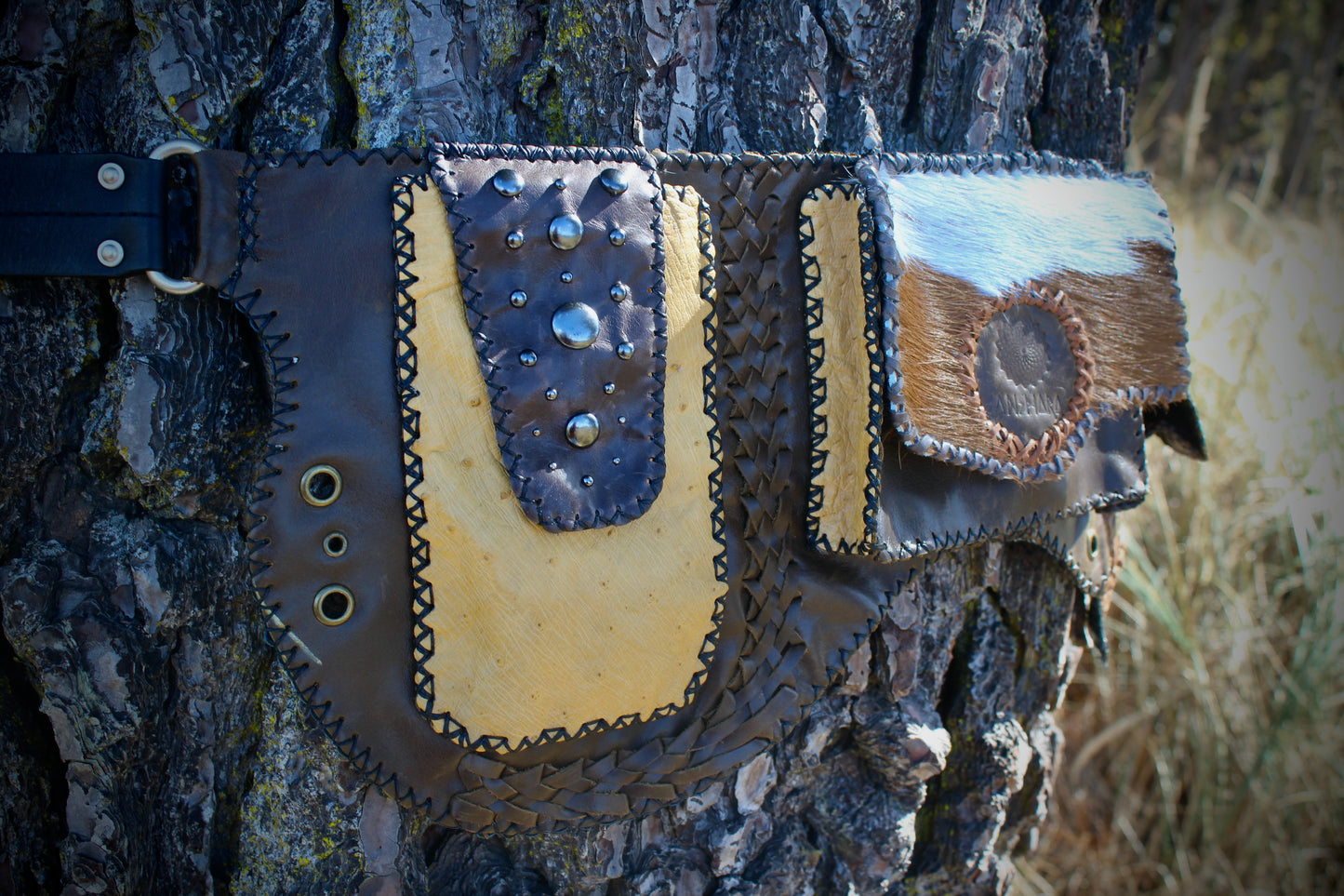 Ostrich Belt Bag