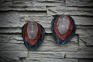 Feather earrings