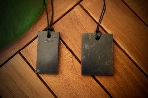 Rectangle Shungite Pendant