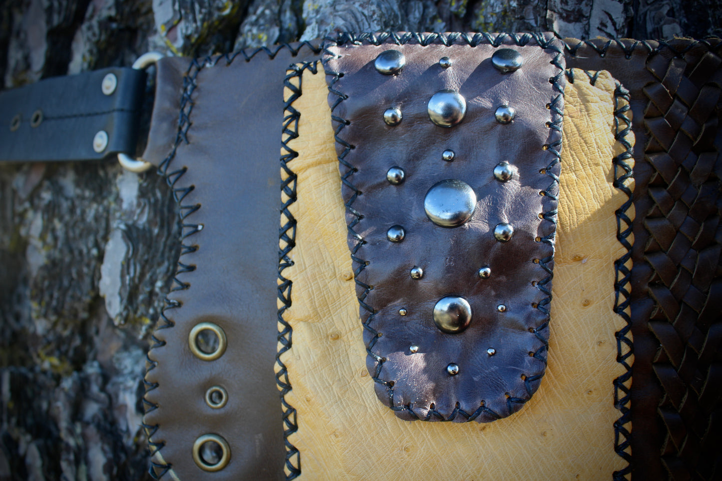 Ostrich Belt Bag